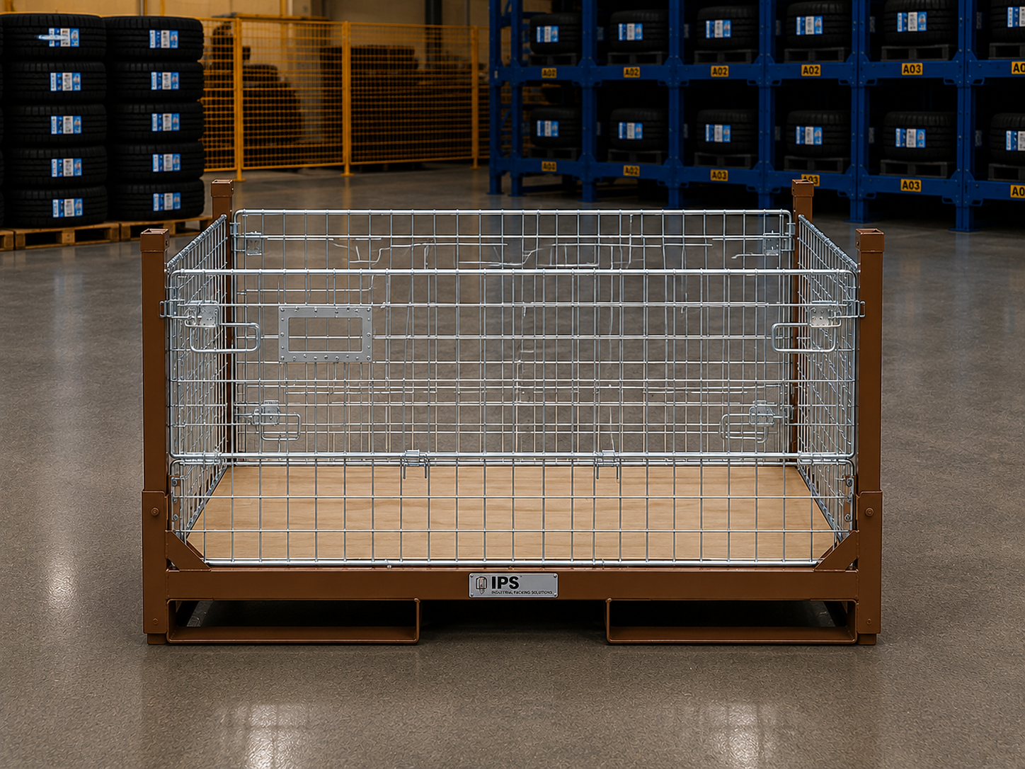 Conteneur grillagé PSA 00128 ECO