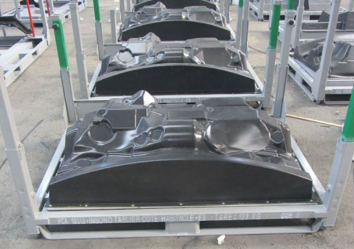 Image Conteneur spécifique automobile pour tabliers insonorisants