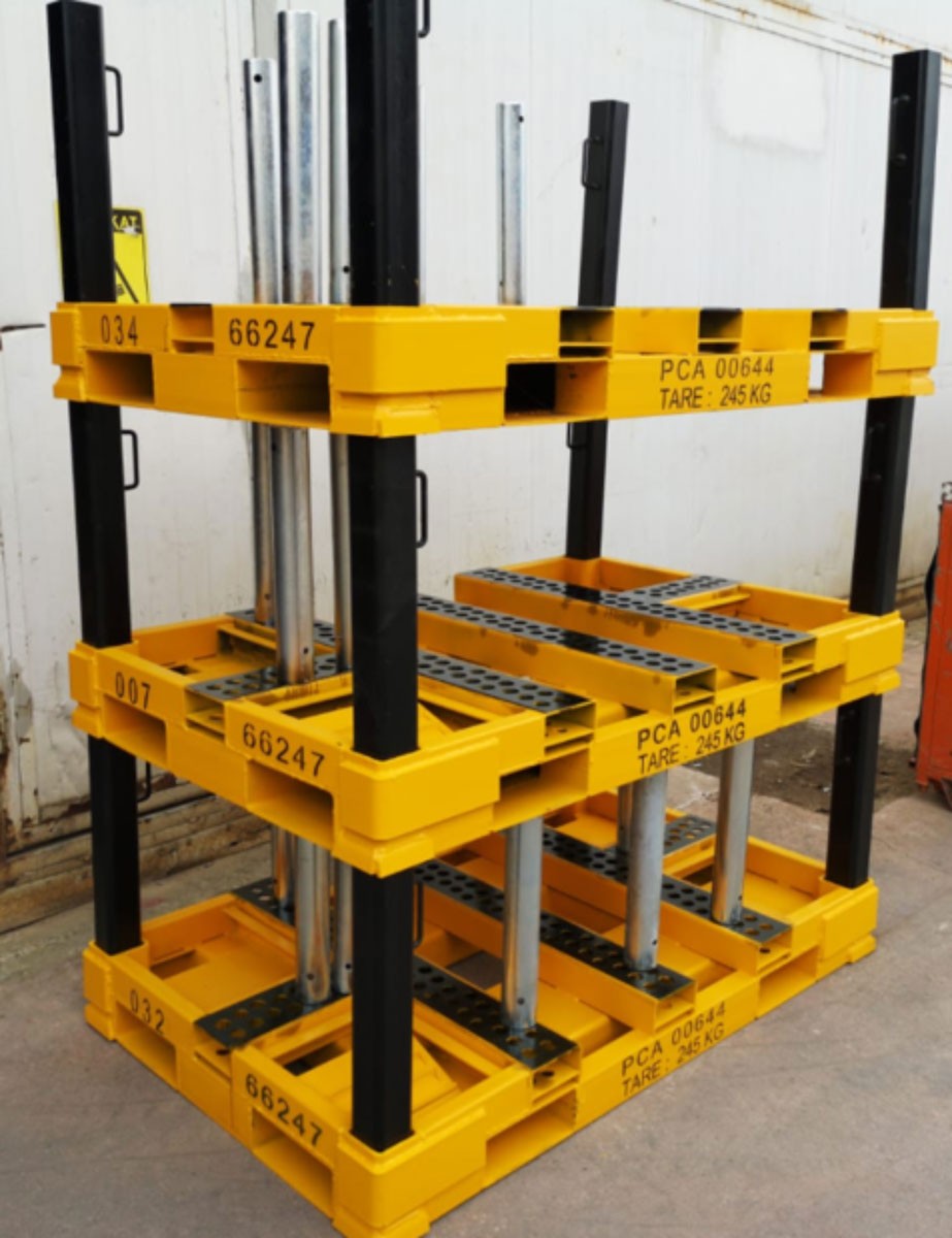 Image Palette de flan avec quilles