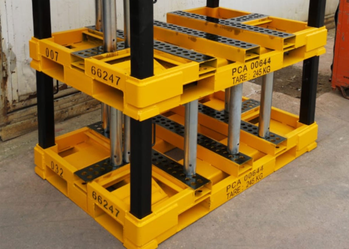 Image Palette de flan avec quilles