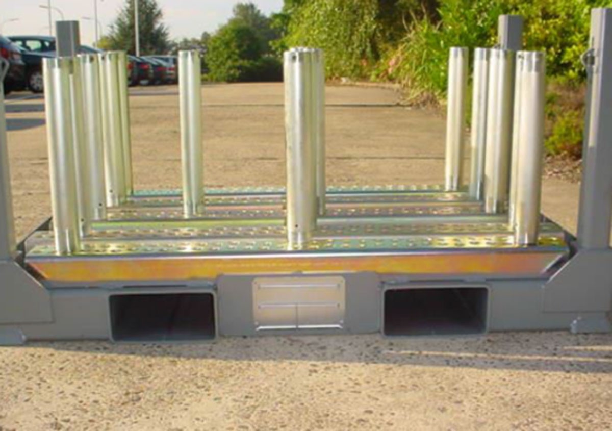 Image Palette de flan avec quilles