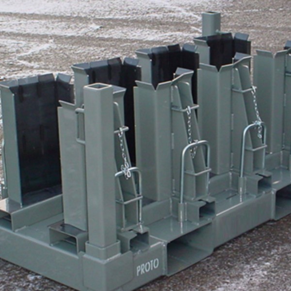 Palette de flan avec avaloir