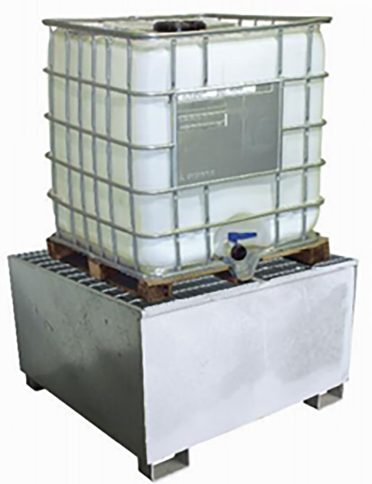 Image Bac de rétention IBC galvanisé