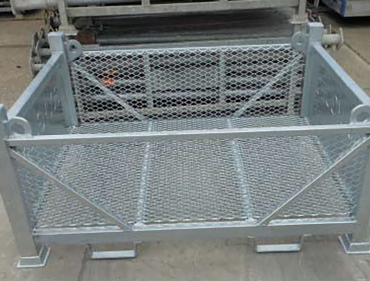 Image Panier galvanisé BTP élingable