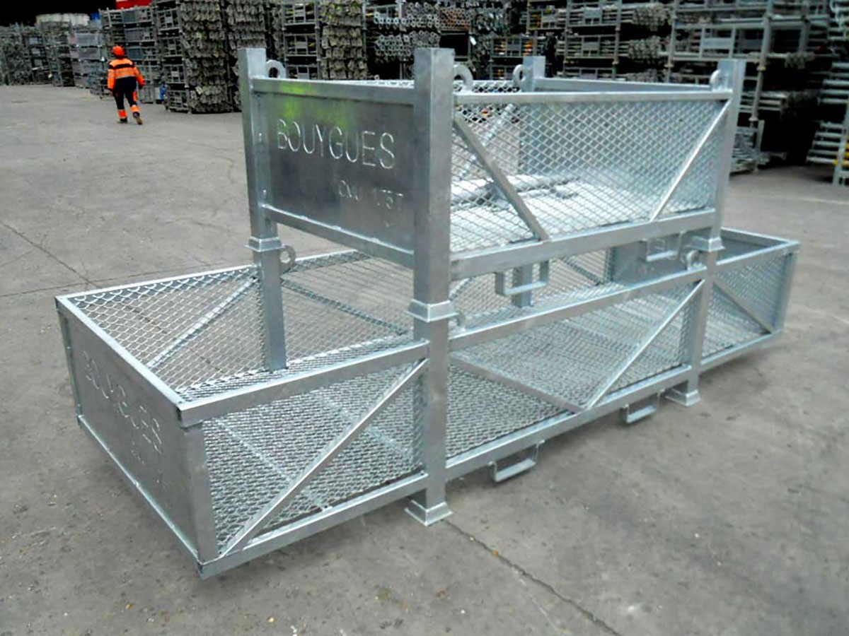 Image Panier galvanisé BTP TP élingable