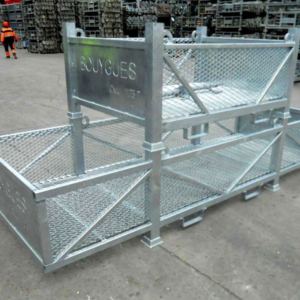 Panier galvanisé BTP TP élingable