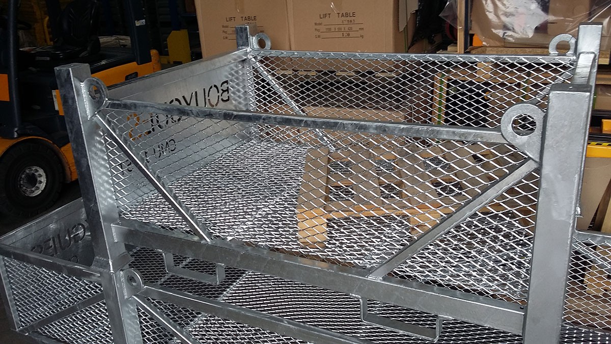 Image Panier galvanisé BTP TP élingable