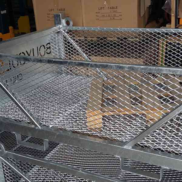 Panier galvanisé BTP TP élingable