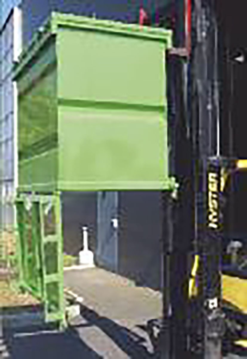 Image Conteneur à fond ouvrant