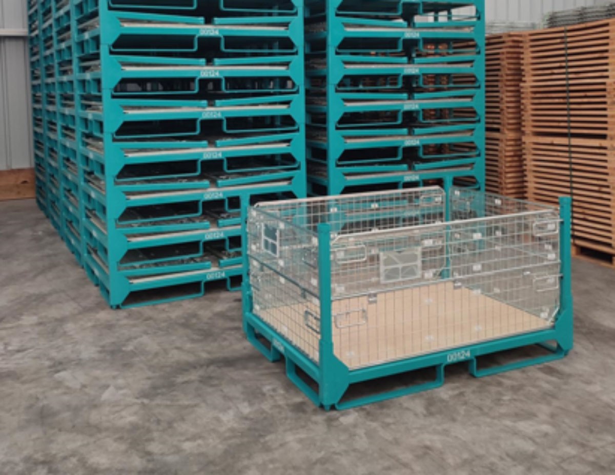 Image Conteneur grillagé automobile