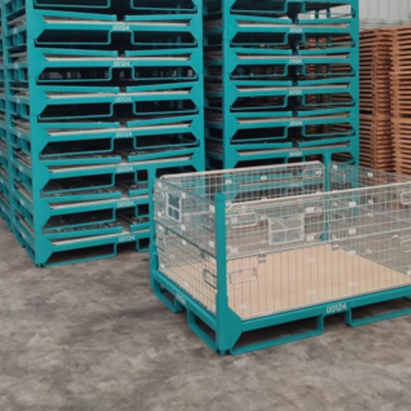 Conteneur grillagé automobile