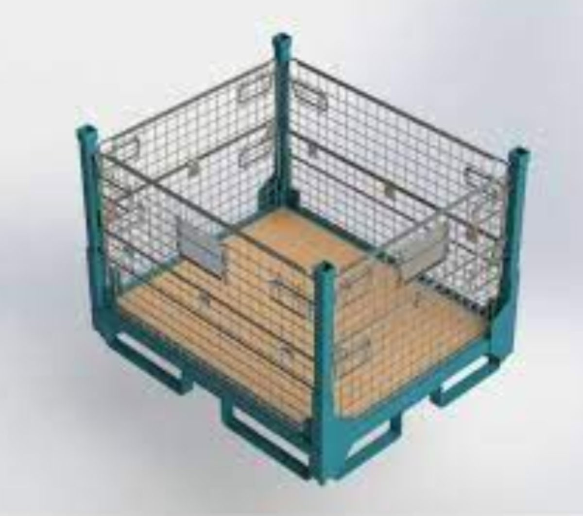 Image Conteneur grillagé automobile