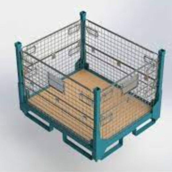 Conteneur grillagé automobile