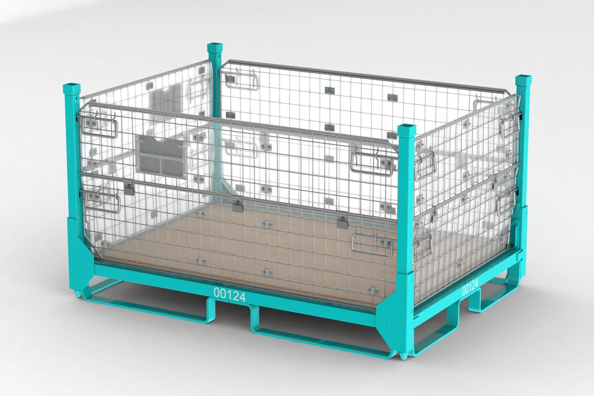 Image Conteneur grillagé automobile