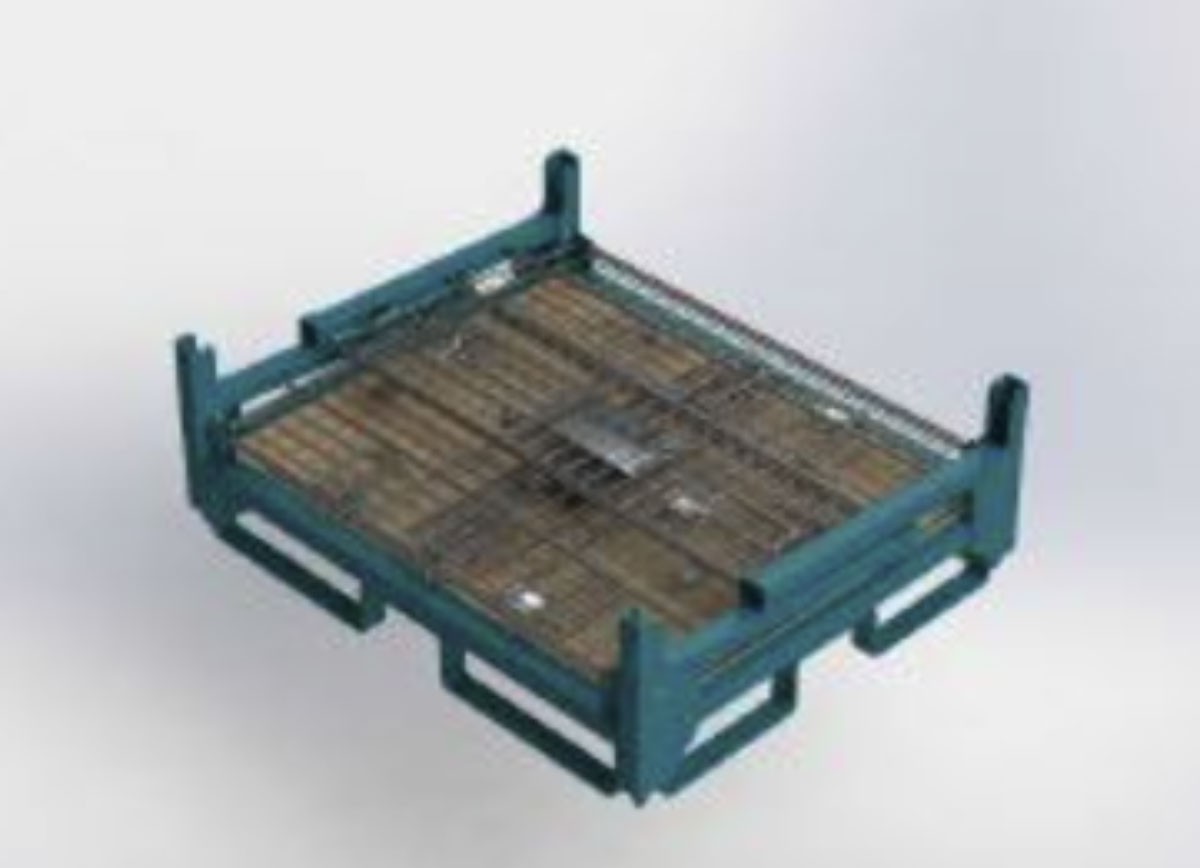 Image Conteneur grillagé automobile