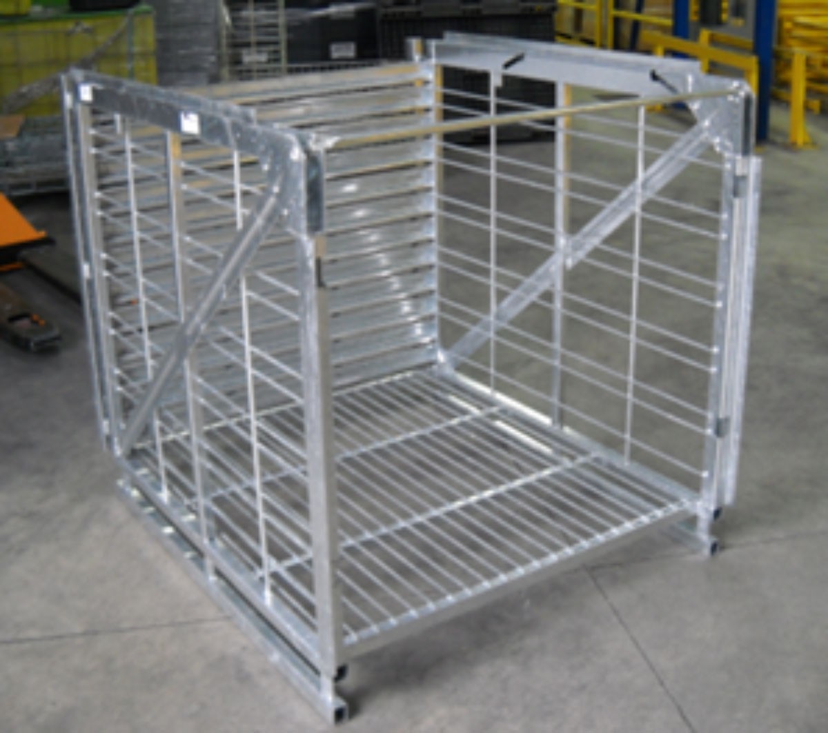 Image Caisse de remuage avec skis