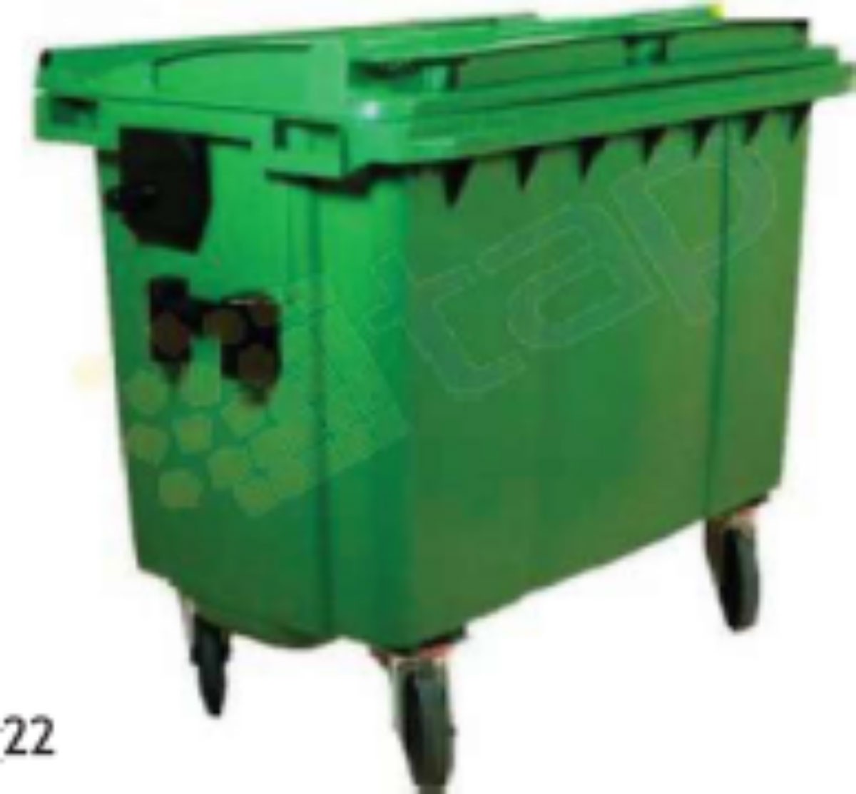 Image Conteneur à déchets quatre roues